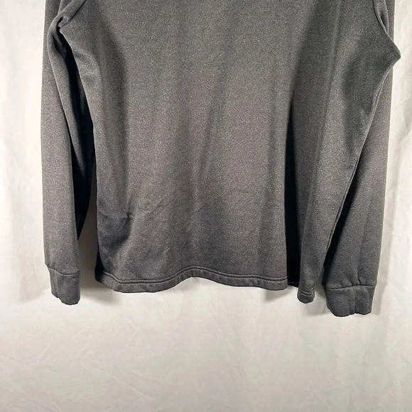 Under Armour Sweater Men's Medium Grey 1/4 Zip Mock Neck Long Sleeve Pullover - Picture 9 of 9